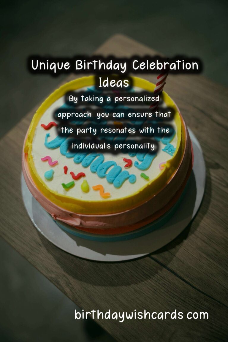 Personalized Ways to Design Birthday Planning Tips