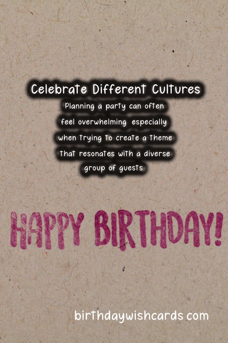 Personalized Ways to Organize Worldwide Party Themes