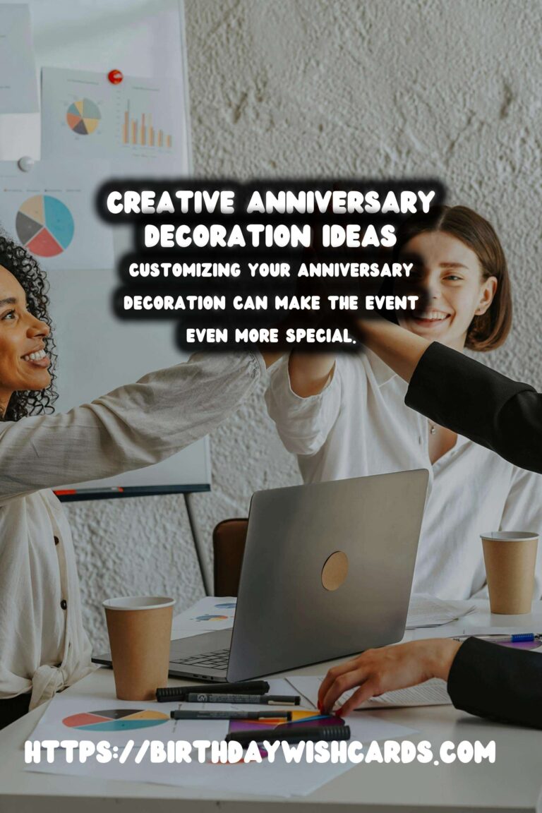 Practical Ways to Customize Anniversary Decoration Ideas