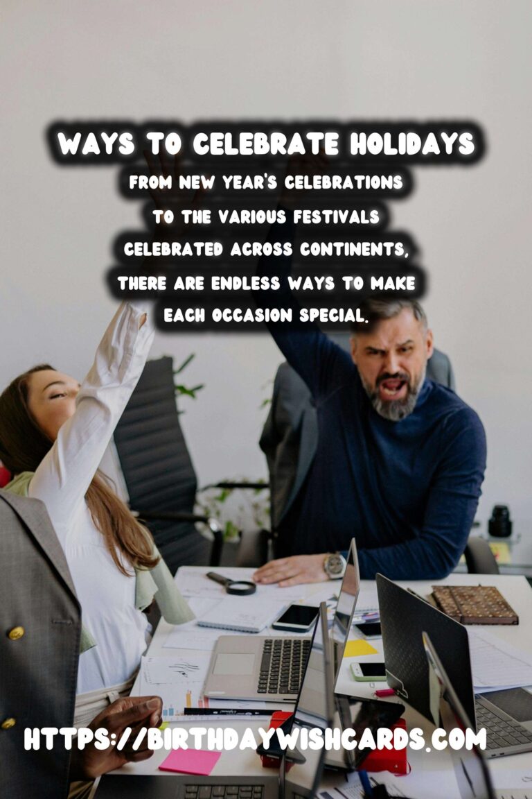 Refreshing Ways to Celebrate Worldwide Holidays