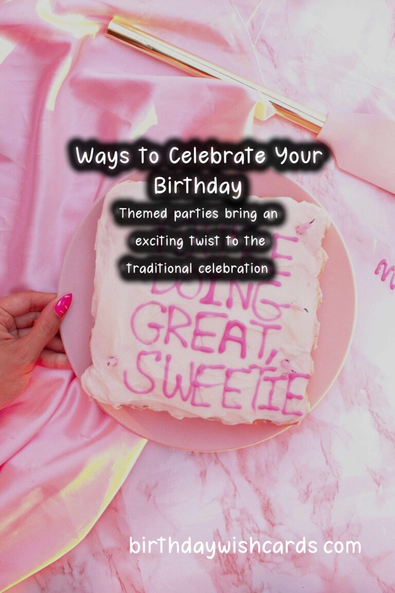 Refreshing Ways to Celebrate: Your Ultimate Birthday Survival Guide