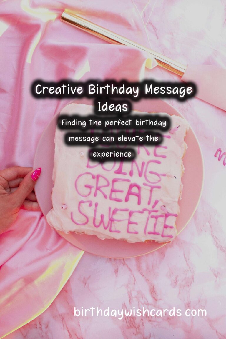 Refreshing Ways to Customize Birthday Messages