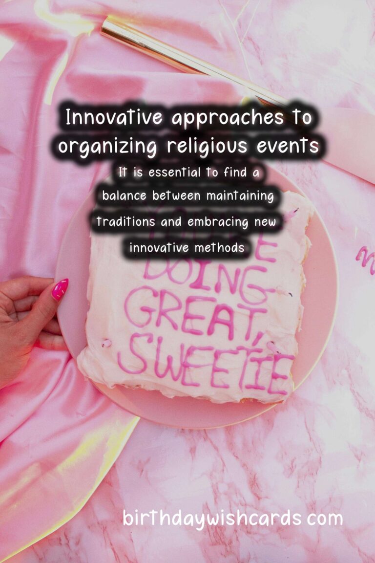 Refreshing Ways to Organize Religious Observance Planning