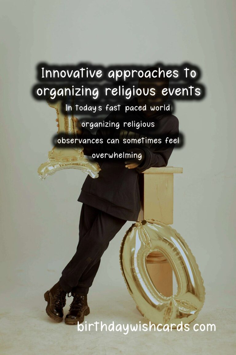 Refreshing Ways to Organize Religious Observance Planning