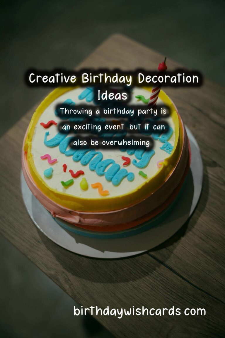 Simple Ways to Craft Birthday Decorations