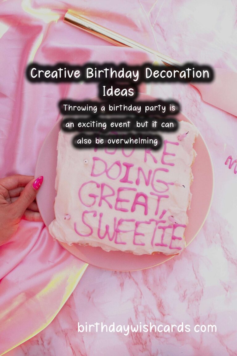 Simple Ways to Craft Birthday Decorations