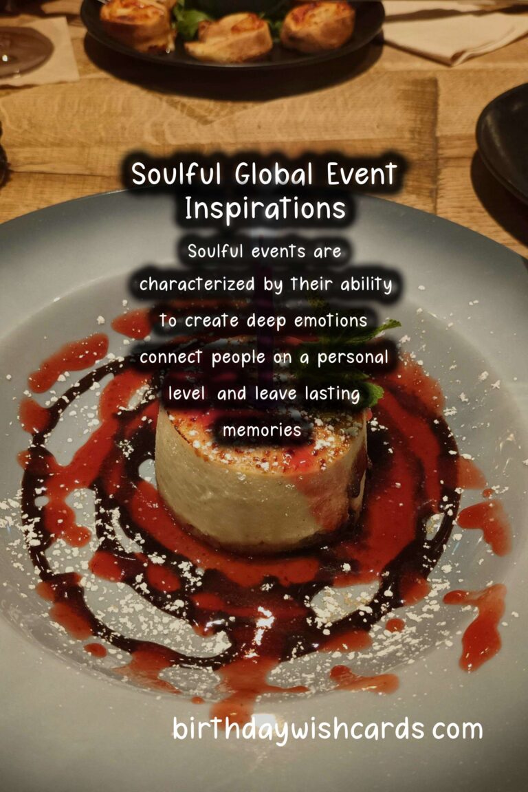 Soulful Global Event Inspiration That Are Unique