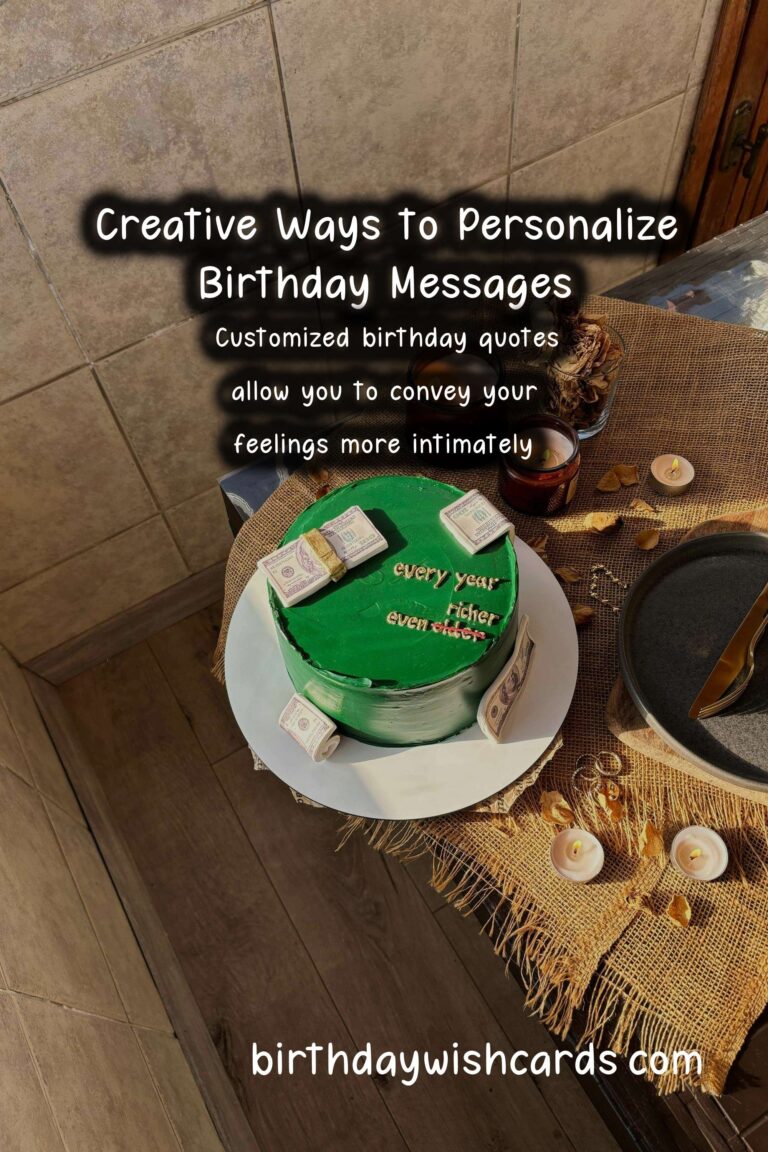 Soulful Ways to Customize Birthday Quotes