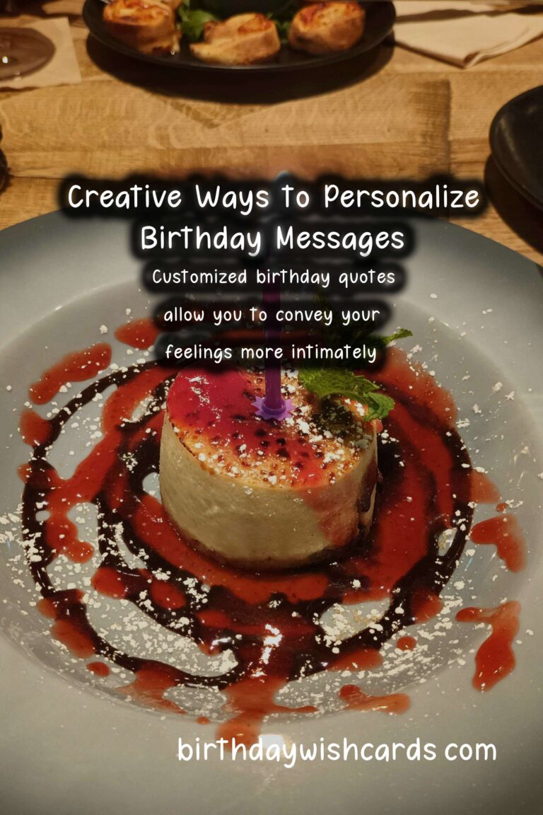 Soulful Ways to Customize Birthday Quotes