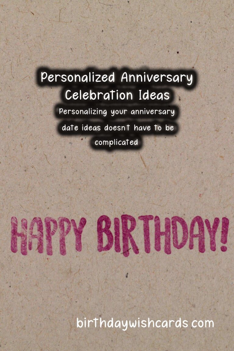 Soulful Ways to Personalize Anniversary Date Ideas