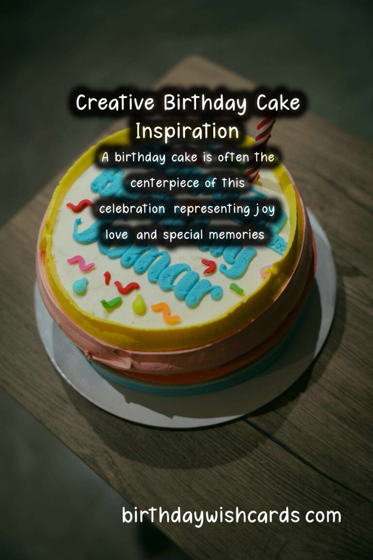 Soulful Ways to Personalize Birthday Cake Ideas