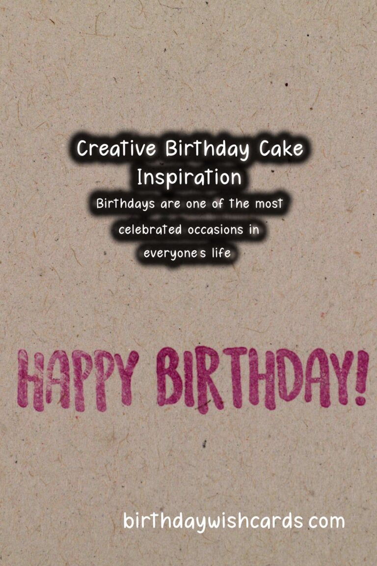 Soulful Ways to Personalize Birthday Cake Ideas