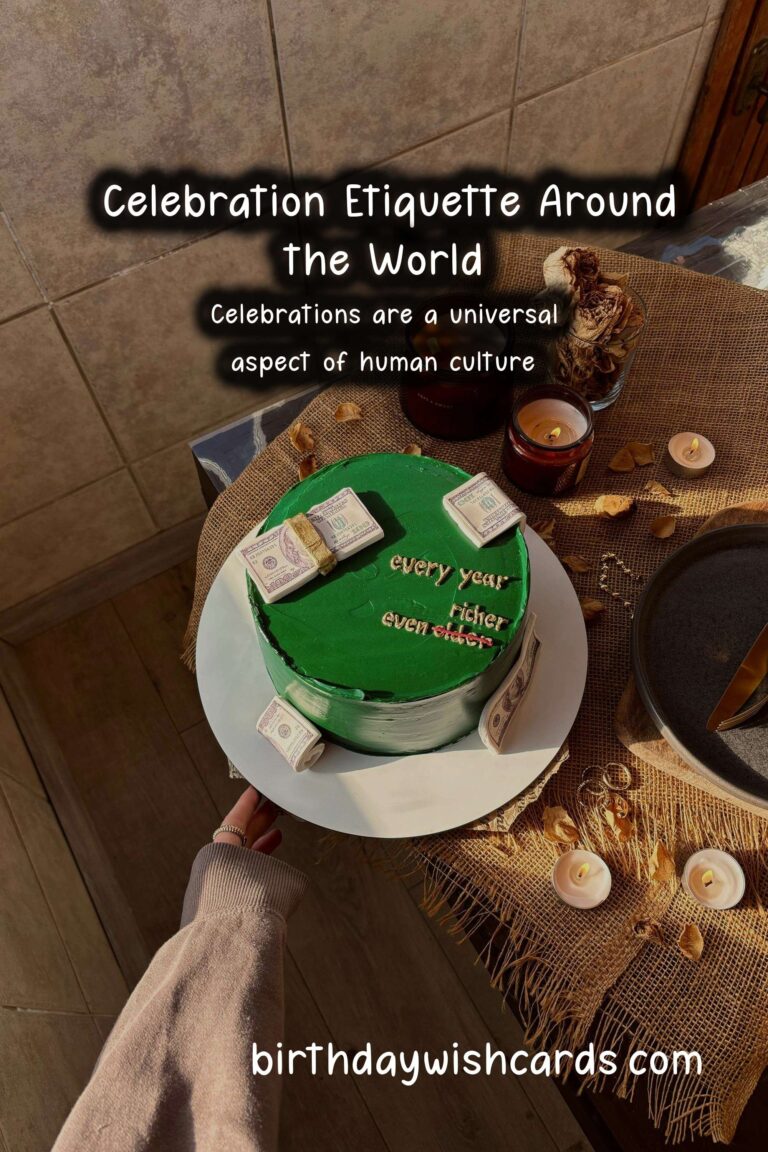 Soulful Ways to Write Celebration Etiquette Around the World