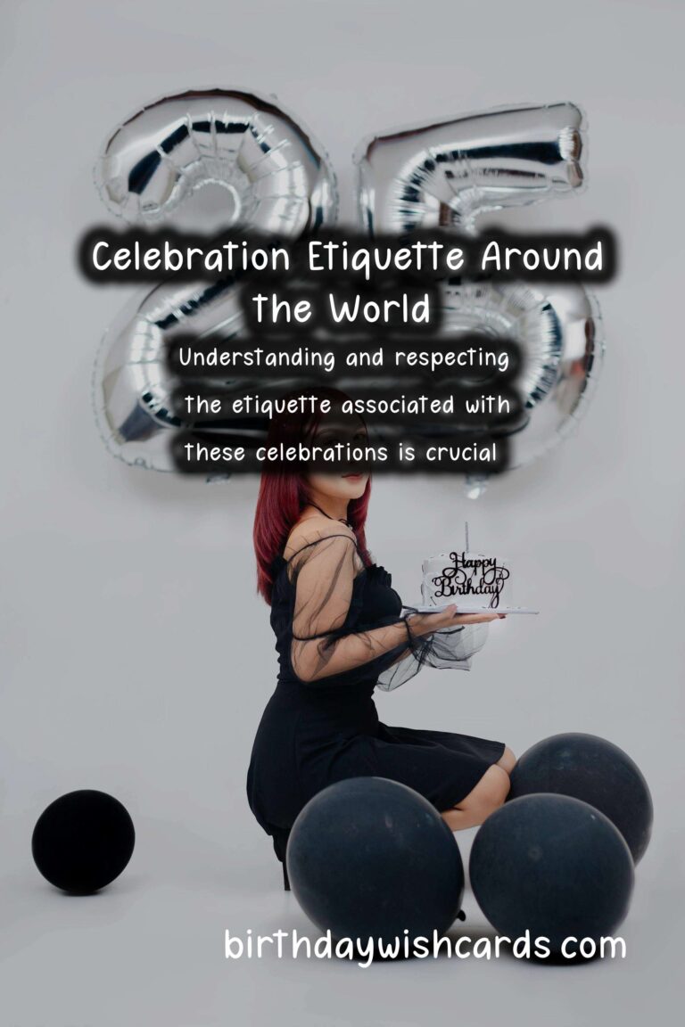 Soulful Ways to Write Celebration Etiquette Around the World