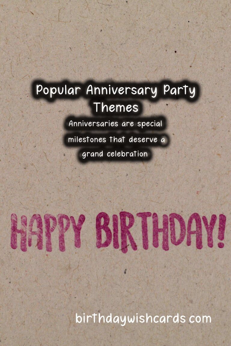 Step-by-Step Guide to Anniversary Party Themes That Everyone Will Love