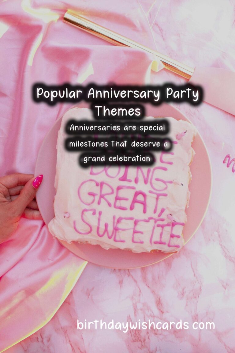 Step-by-Step Guide to Anniversary Party Themes That Everyone Will Love