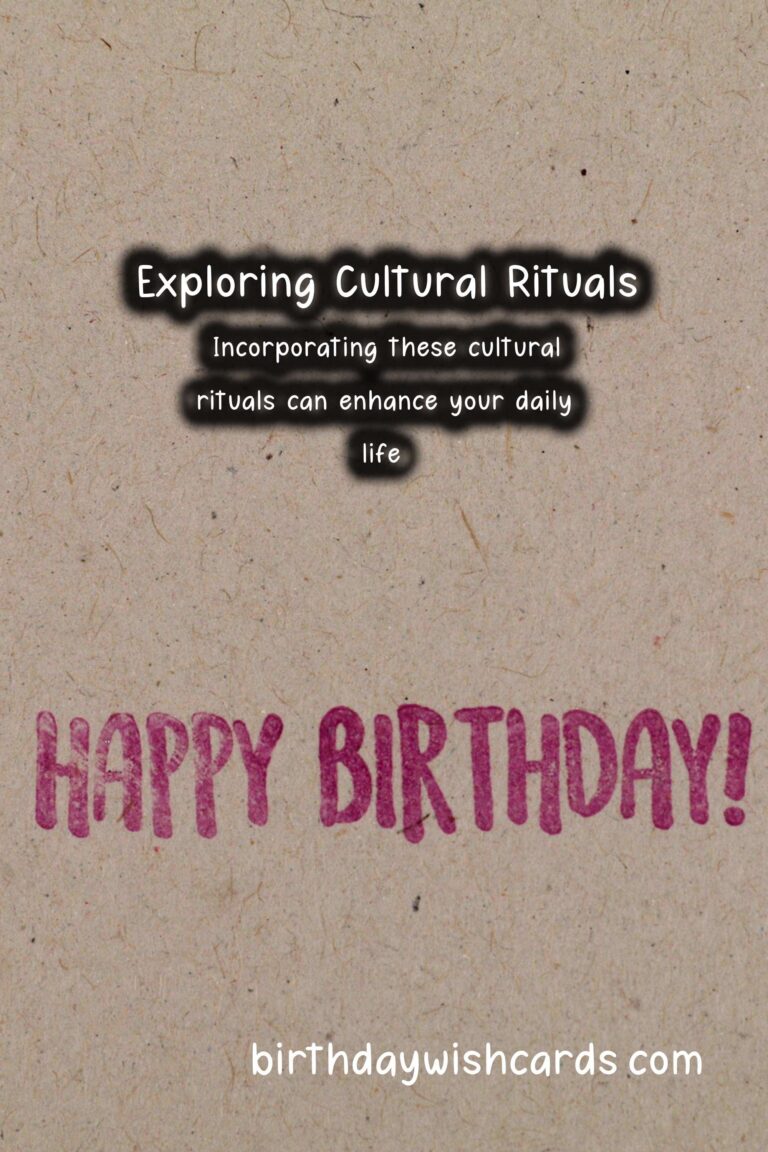 Step-by-Step Guide to Cultural Rituals to Make Your Day Special