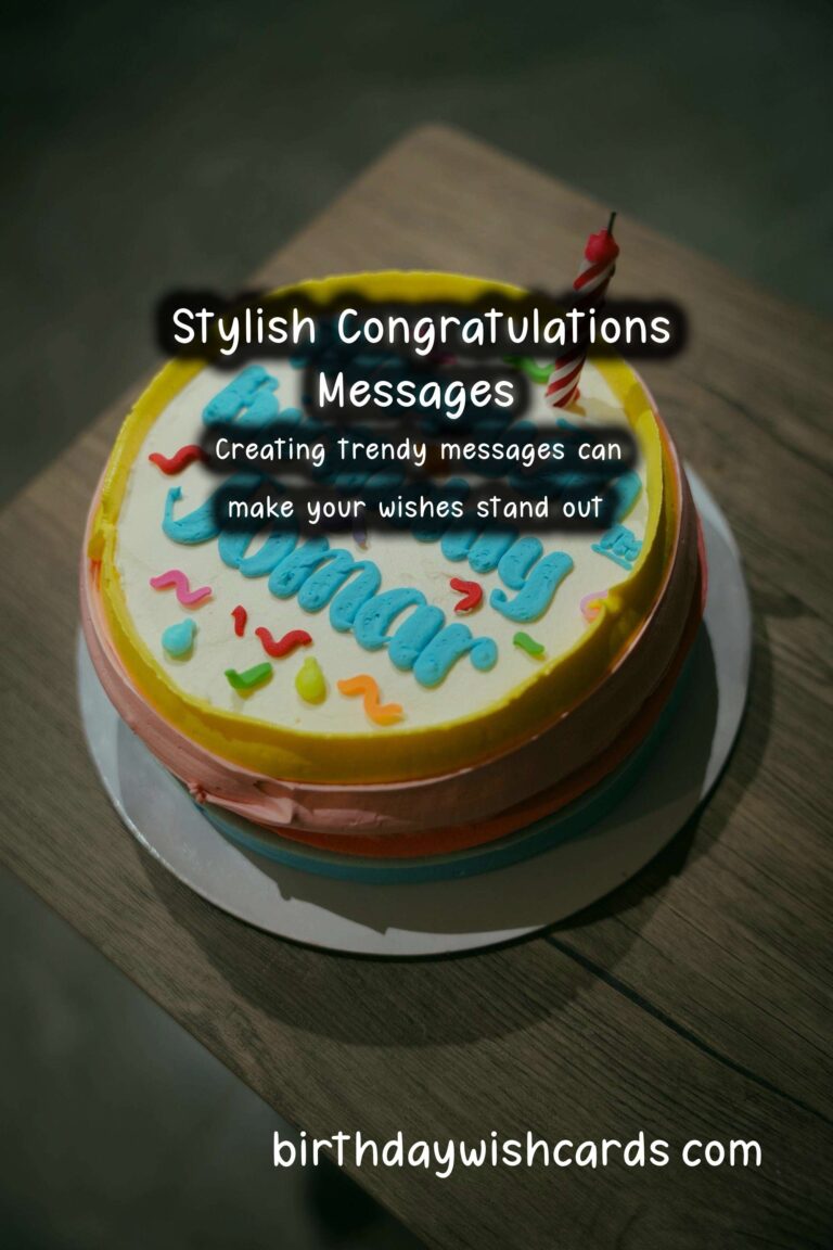 Stylish Congratulations Messages That Are Trendy