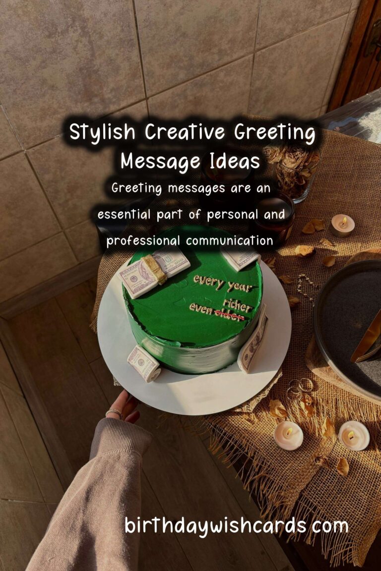 Stylish Ways to Design Creative Greeting Messages