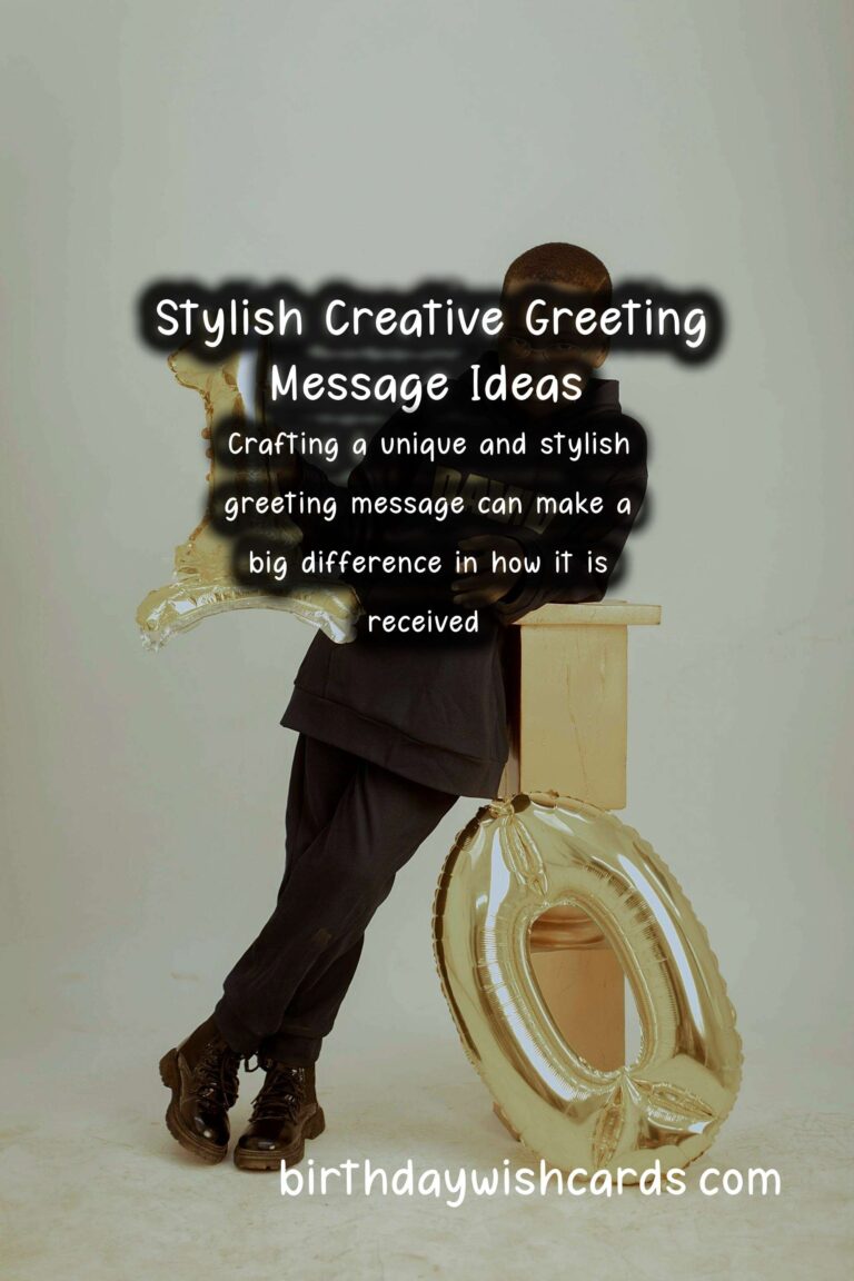 Stylish Ways to Design Creative Greeting Messages