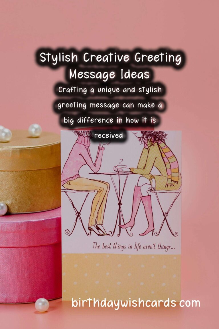Stylish Ways to Design Creative Greeting Messages
