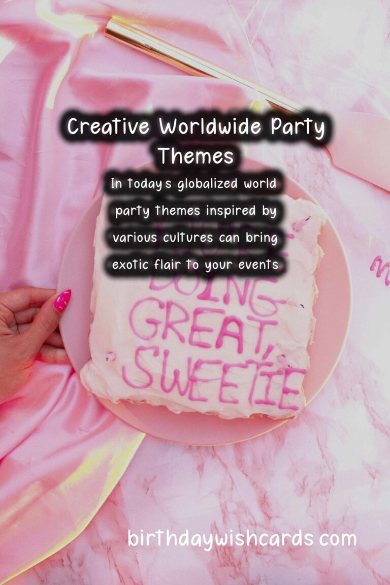 Stylish Ways to Design Worldwide Party Themes