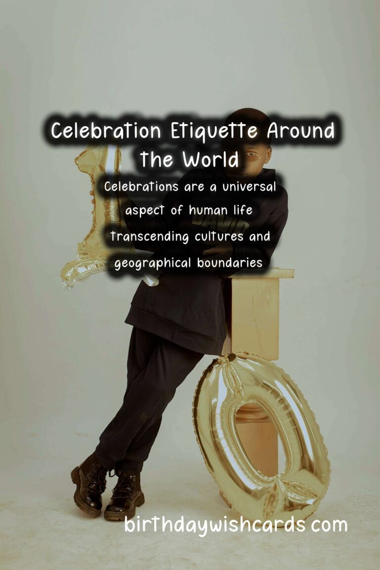 Stylish Ways to Write Celebration Etiquette Around the World
