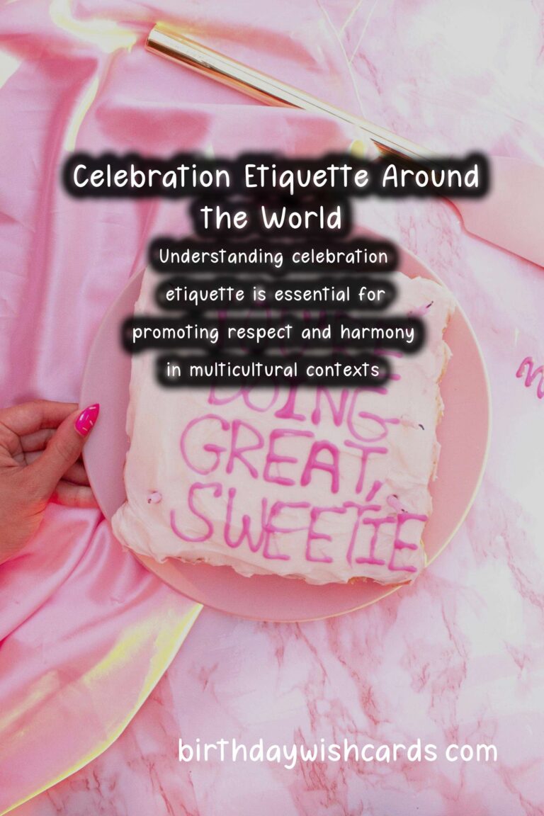 Stylish Ways to Write Celebration Etiquette Around the World