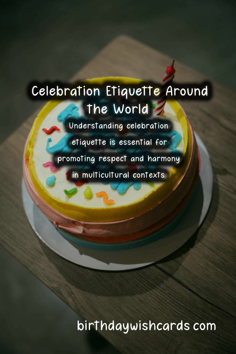 Stylish Ways to Write Celebration Etiquette Around the World
