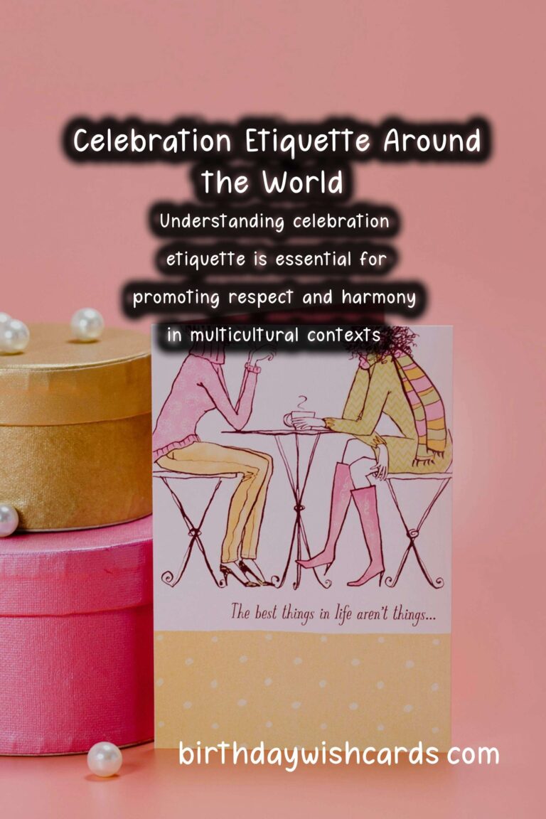 Stylish Ways to Write Celebration Etiquette Around the World