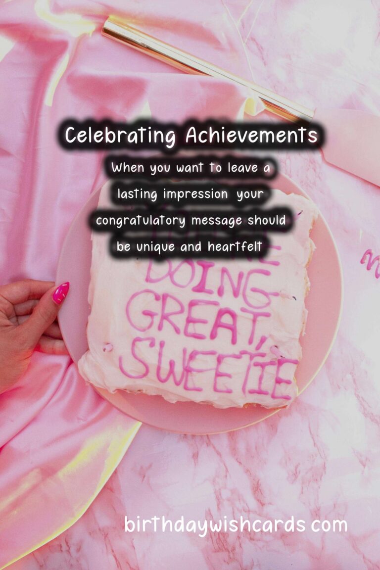 Surprising Congratulations Messages For Lasting Impressions
