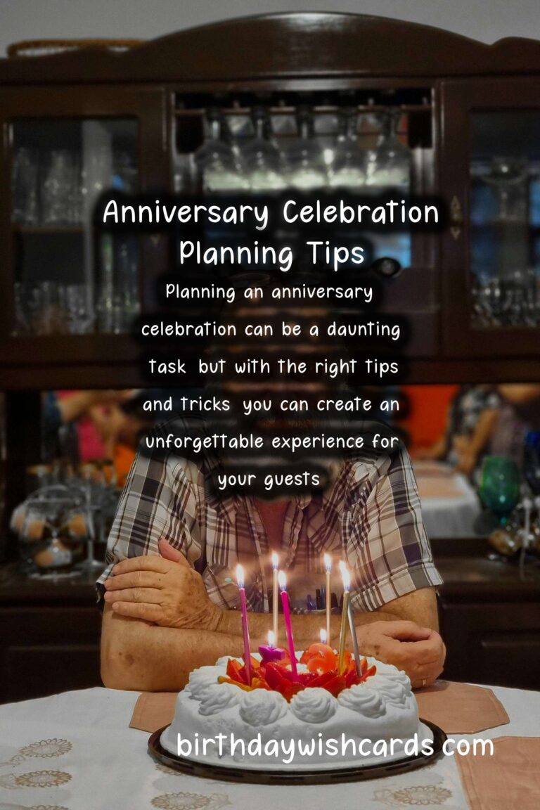 The Ultimate Guide to Anniversary Planning Tips That Will Wow Your Guests