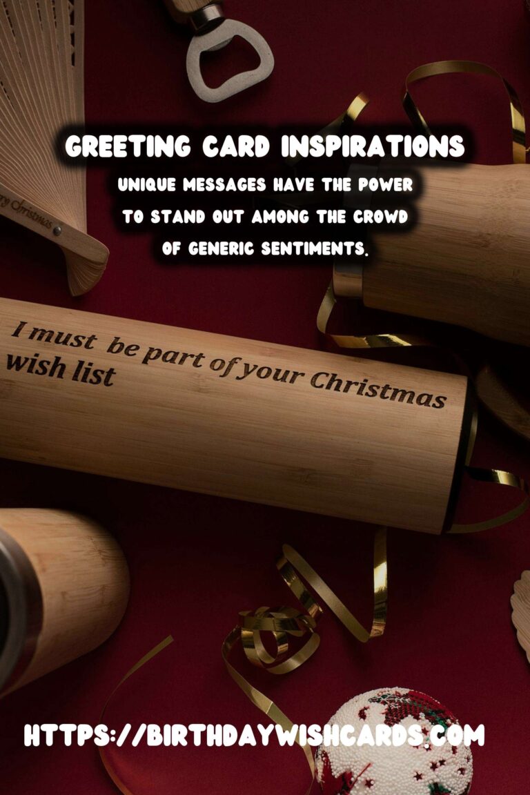 The Ultimate Guide to Greeting Card Messages That Are Unique
