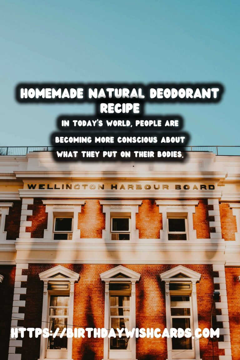 The Ultimate Guide to Homemade Natural Deodorant