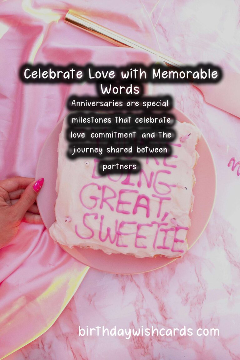 Timeless Anniversary Card Messages For an Unforgettable Experience