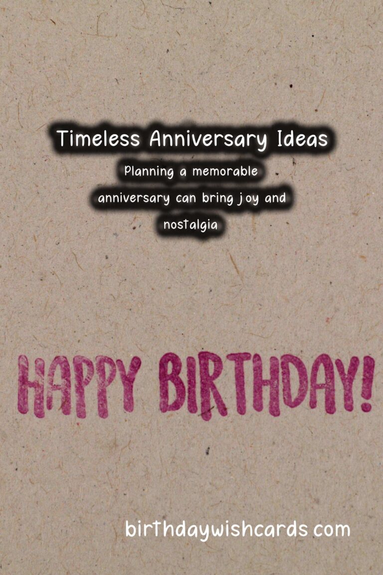 Timeless Anniversary Planning Tips You’ll Love