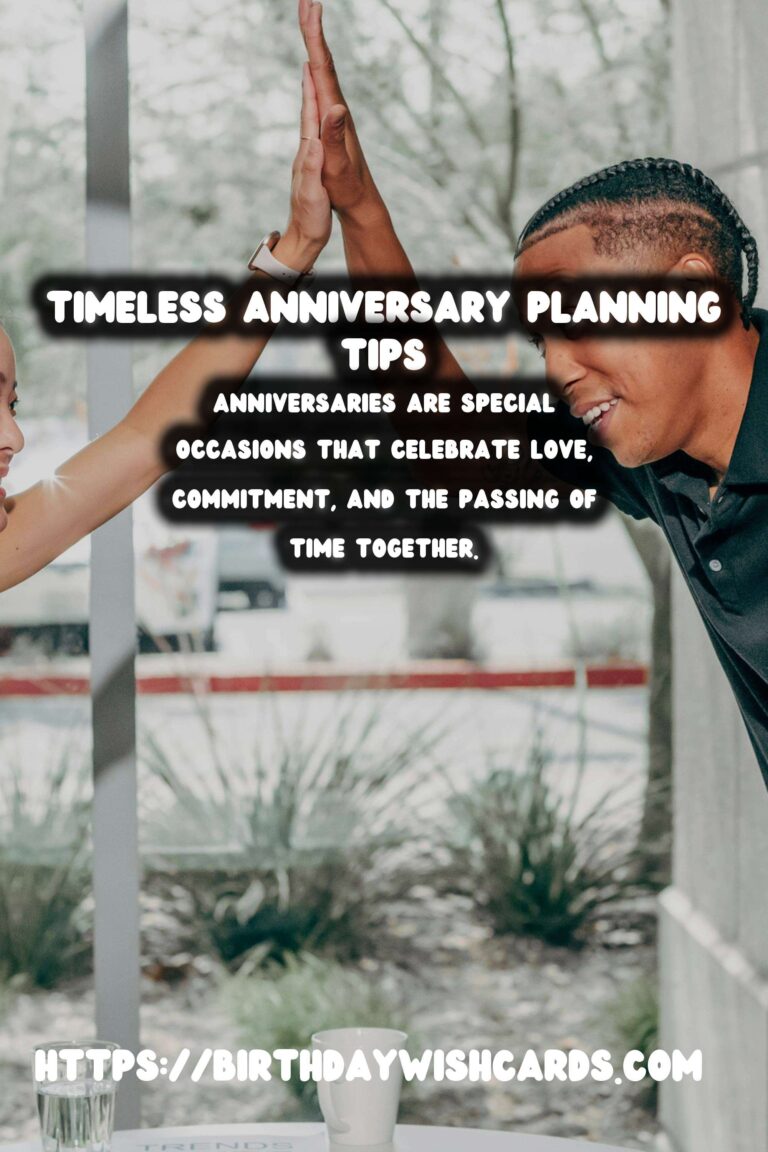 Timeless Anniversary Planning Tips to Try This Year