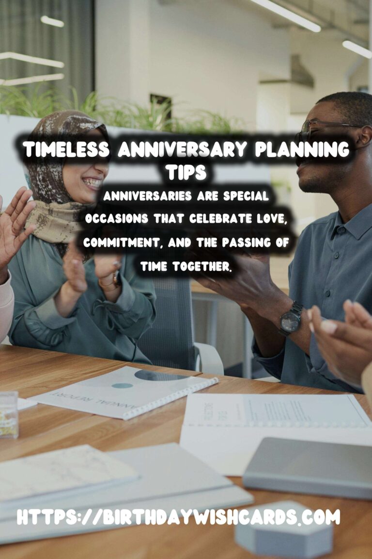 Timeless Anniversary Planning Tips to Try This Year