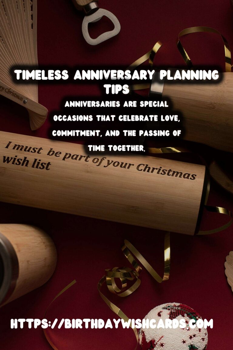 Timeless Anniversary Planning Tips to Try This Year