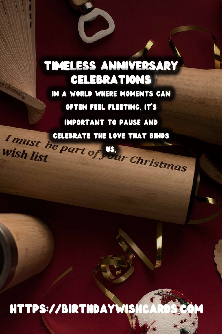 Timeless Anniversary Wishes That Impress