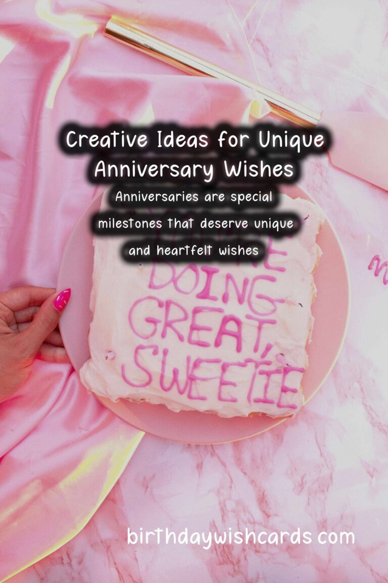 Timeless Ways to Customize Anniversary Wishes