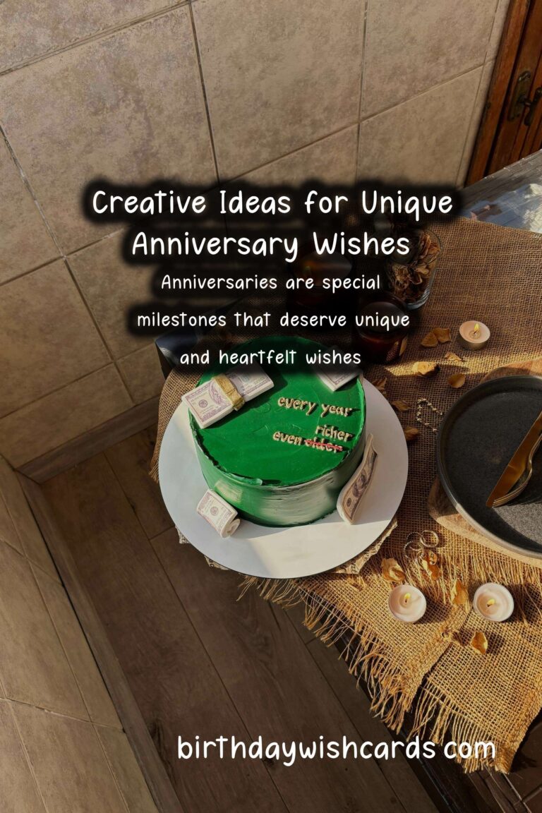Timeless Ways to Customize Anniversary Wishes