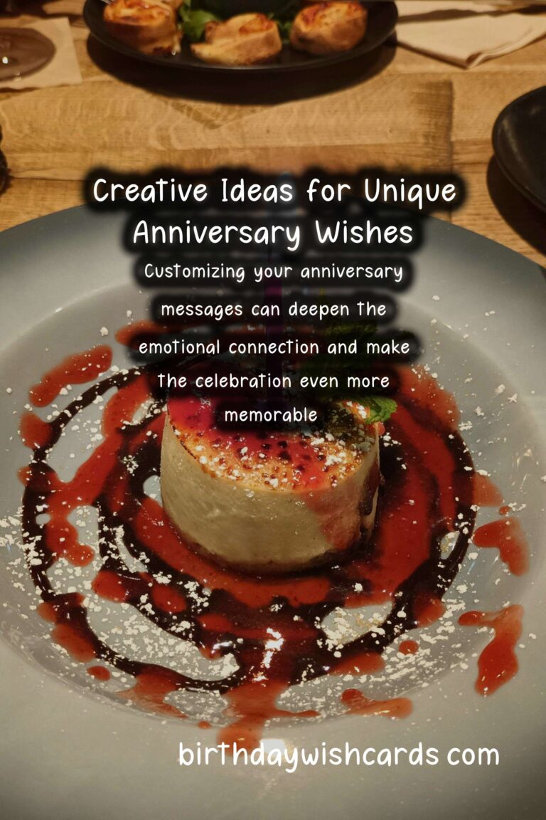 Timeless Ways to Customize Anniversary Wishes