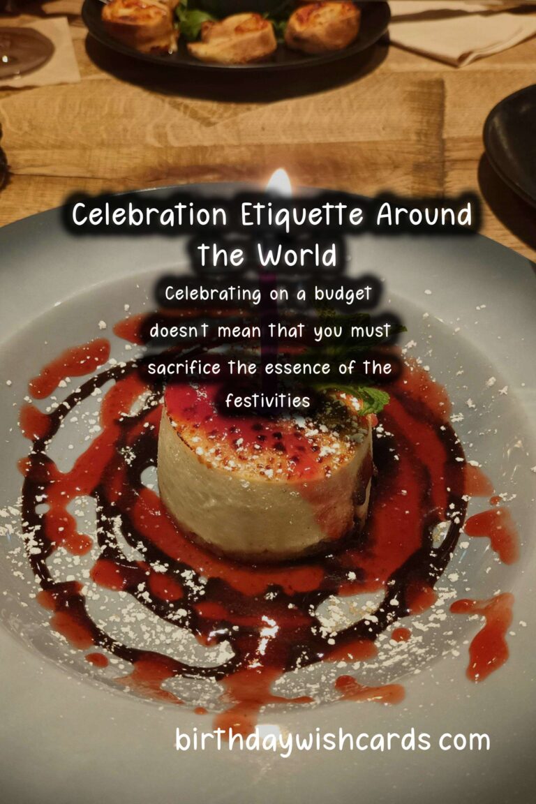 Top 10 Celebration Etiquette Around the World On a Budget