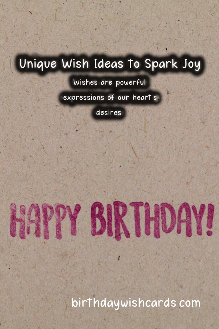 Top 10 Unique Wish Ideas That Spark Joy