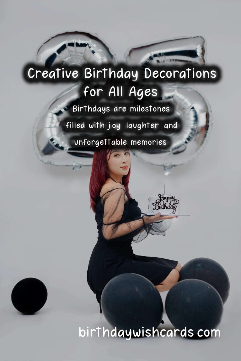 Top 15 Birthday Decorations For the Whole Family