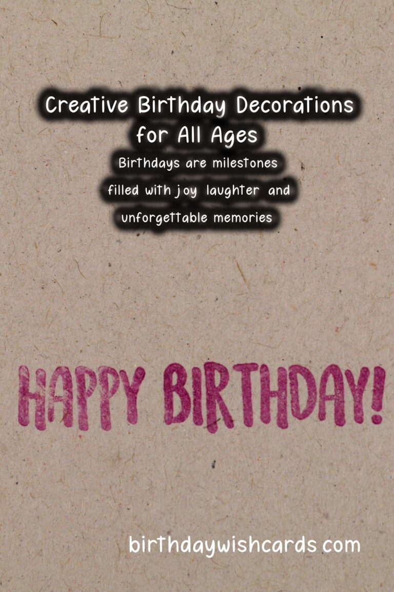 Top 15 Birthday Decorations For the Whole Family