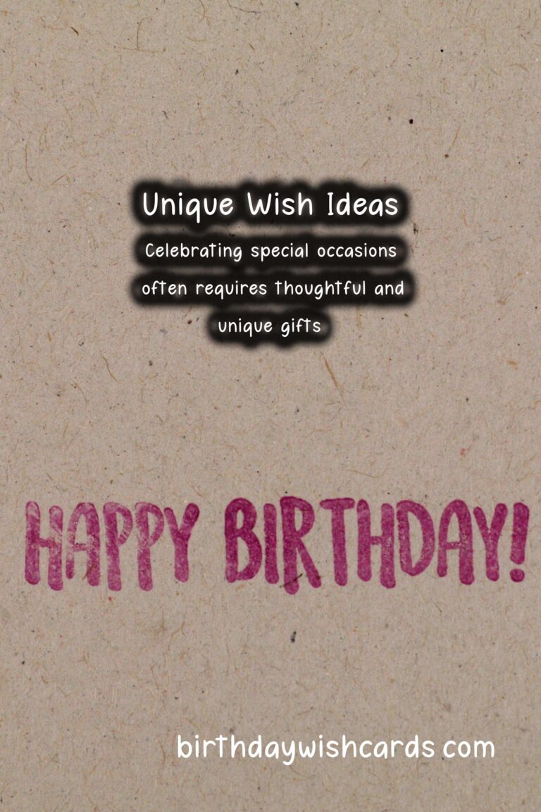 Top 15 Unique Wish Ideas That Are Unique