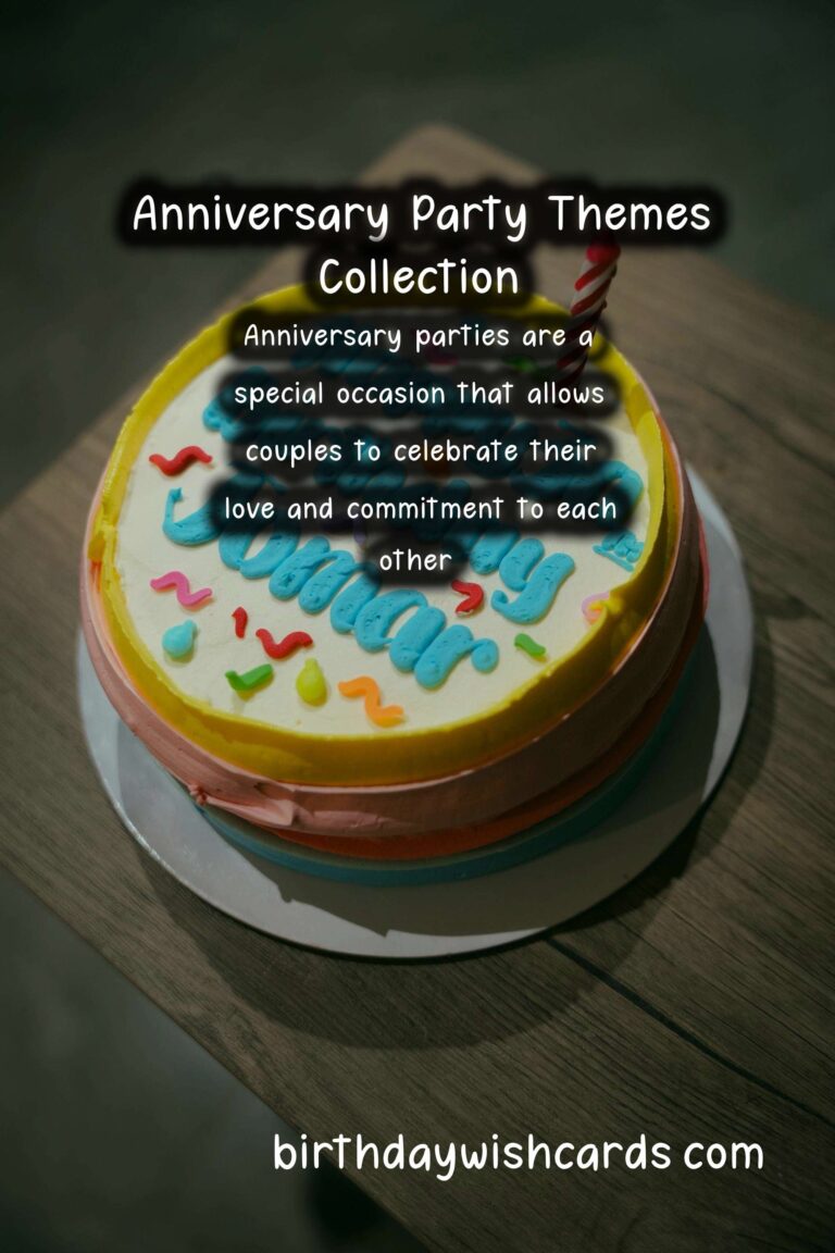 Top 20 Anniversary Party Themes That Go Viral