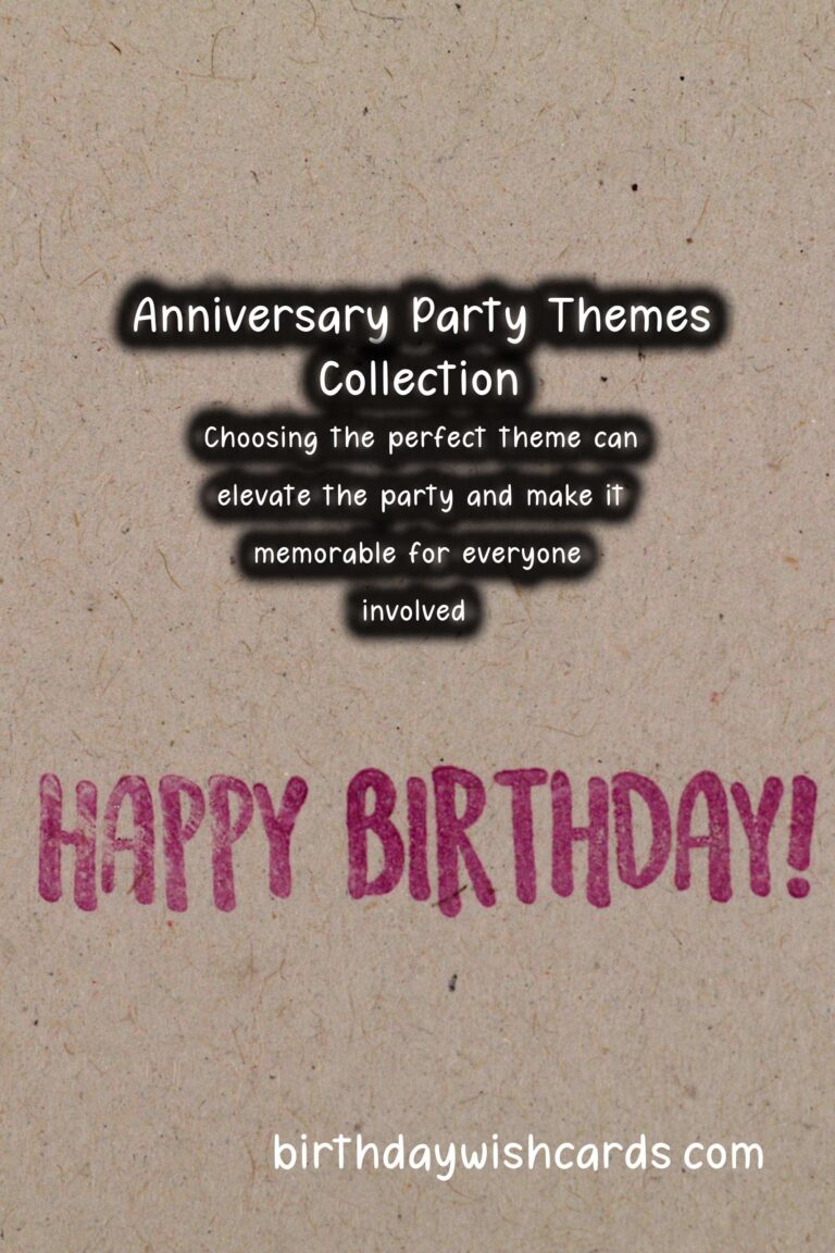 Top 20 Anniversary Party Themes That Go Viral